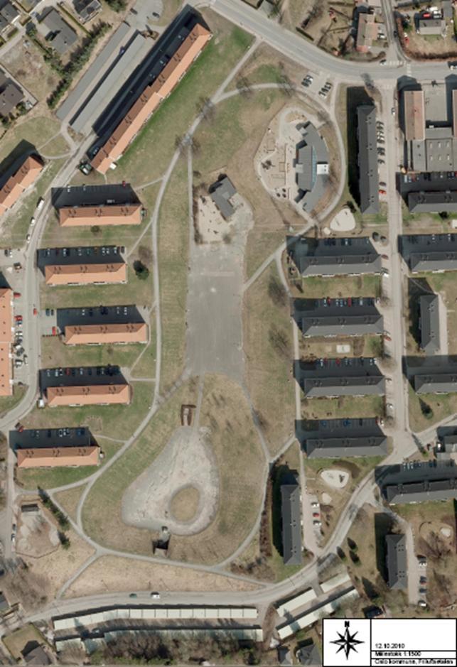 BJERKEDALEN PARK Eksisterende friområde (framstod som grønn