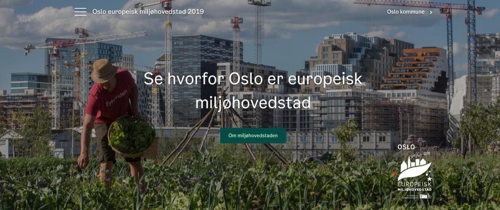 Oslo miljøhovedstad 2019