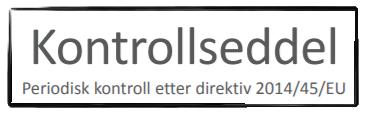 Kontrollinstruks versjon 2.0 utgående kontrollinstruks - Kontrollinstruks versjon 3.