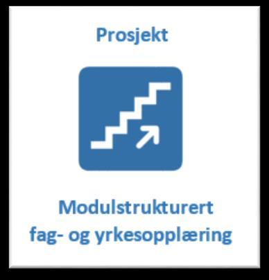 er for tiden med i et prøveprosjekt basert på modulstrukturert opplæring for yrkesfag. Vest-Agder fylkeskommune ved er en av fem fylkeskommuner som deltar i prøveprosjektet.