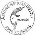 1991 TBK ÅPNING AV HEIDRUNFELTET STJØRDAL Registrert brukt 26.