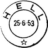 Fra samme tidspunkt fikk postboksadressatene under 7517 HELL tildelt postkontorets tidligere postnr 7570. Postkontoret 7517 HELL ble lagt ned 14.01.2002 Stempel nr. 1 Type: IIL Fra gravør 23.06.