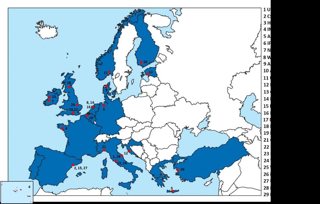 2016-2020 MERCES: Marine Ecosystem Restoration in Changing European Seas Horizon 2020 prosjekt 60