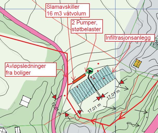 Beskrivelse AVLØPSRENSEANLEGG FOR HOLTEBREKK GNR/BNR 1/11 M.FL. I HURUM KOMMUNE.