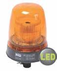 dioderr 14950,- netto: 8970,- Microbe lysbjelke med 10 LED lamper. Liten LED varslingslbjelke. 12/24v Klart glass, orange dioder. 23 blinksekvenser. Kan synkroniseres.