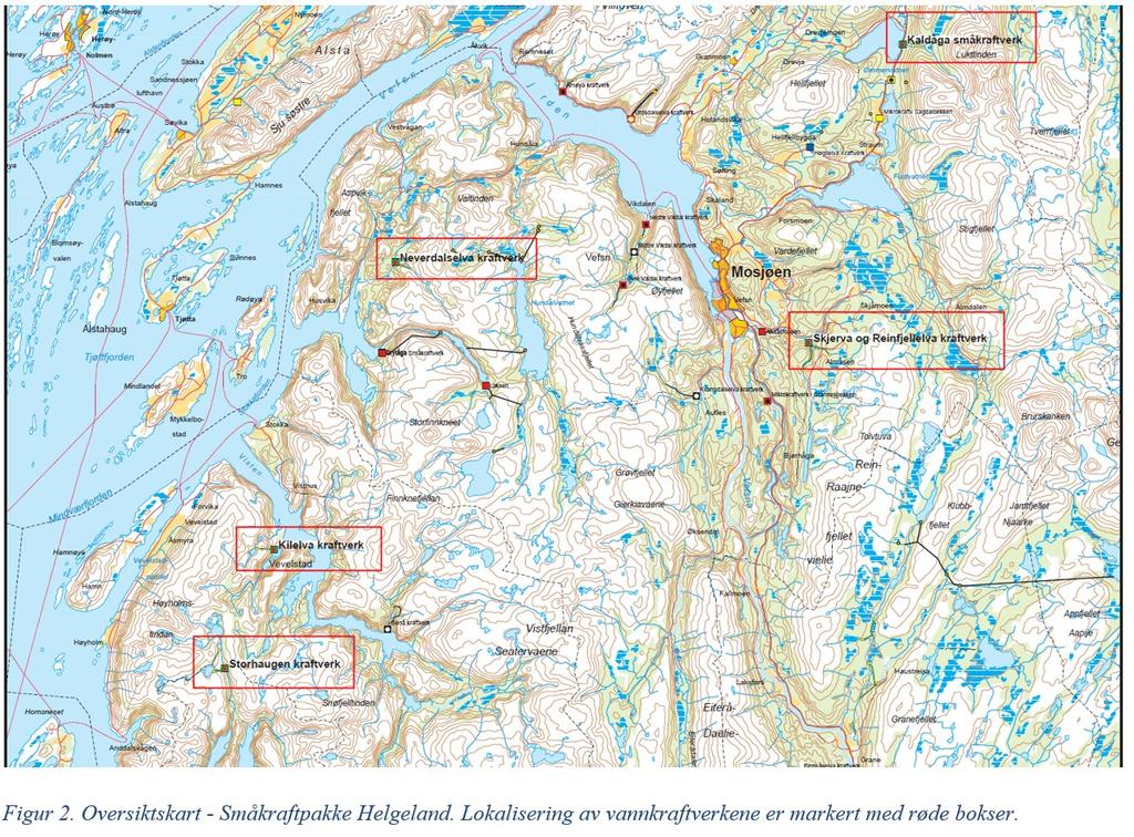 Heimstadelva- og kjerringåga kraftverk planlegges bygd på østsia av Aldersundet i Lurøy kommune, 84 km vest for Mo i Rana. Langs med sundet går RV. 17 (Kystriksveien) og en kraftlinje.