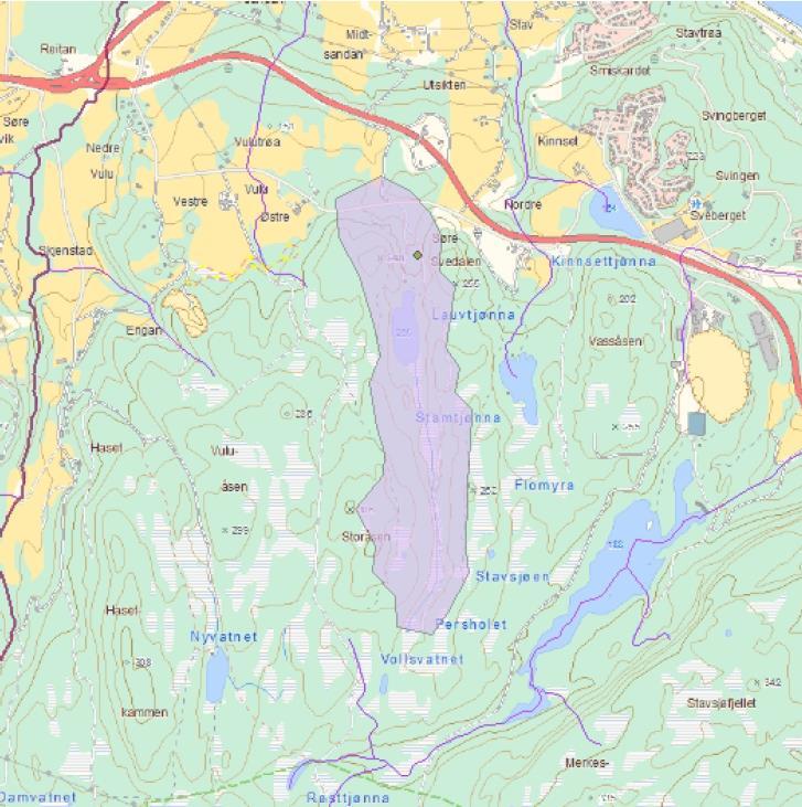 Flom- og vannlinjeberegning. Sveberg handels- og næringspark 5 2 BEREGNING AV VANNMENGDER Kapittelet tar for seg beregninger av dimensjonerende vannmengder for Lauvbekken og Stambekken.