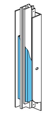 1.3 Sidestolper Sidekarmene styrer portduken opp og ned. Styringen er en plast-til-plast-kobling, noe som gjør smøring ekstra viktig. 1.3.1 Generelt Sidekarmene er del av rammen som også inneholder motorkassen.