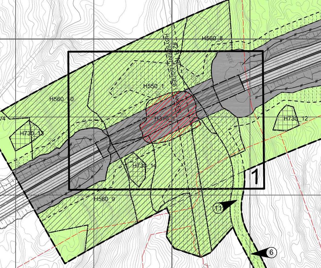 Hensynssoner Hensynssoner i reguleringsplan Fylkesmannen er bekymret for at oppfylling i ravinen skal ha negativ effekt på hensynssoner for bevaring av naturmiljø (H560_8 og H560_9 i figur 1.).