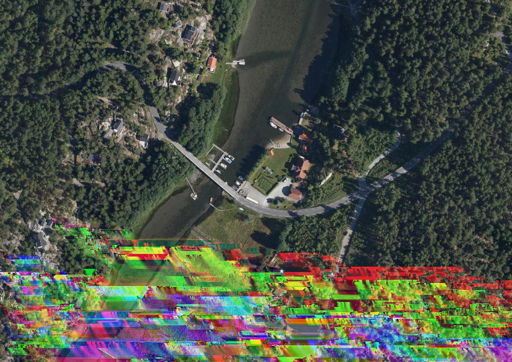 4 KU-VURDERING FOR REGULERING AV GRIMSØY BRU 4 Eksisterende situasjon Figur 3 Flyfotoet viser eksisterende situasjon i området ved Grimsøy bru. (Kilde: Sarpsborg kommunes kartportal) 4.