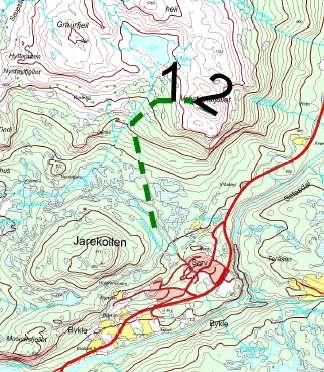 12. Heitjønn Lengde: ca 2,4 km Fra skog til høgfjell 720 moh til 1200 moh.