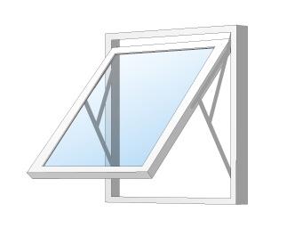 Skyvedør er en praktisk og elegant løsning når en ikke ønsker et innad. eller utadslående dørblad.