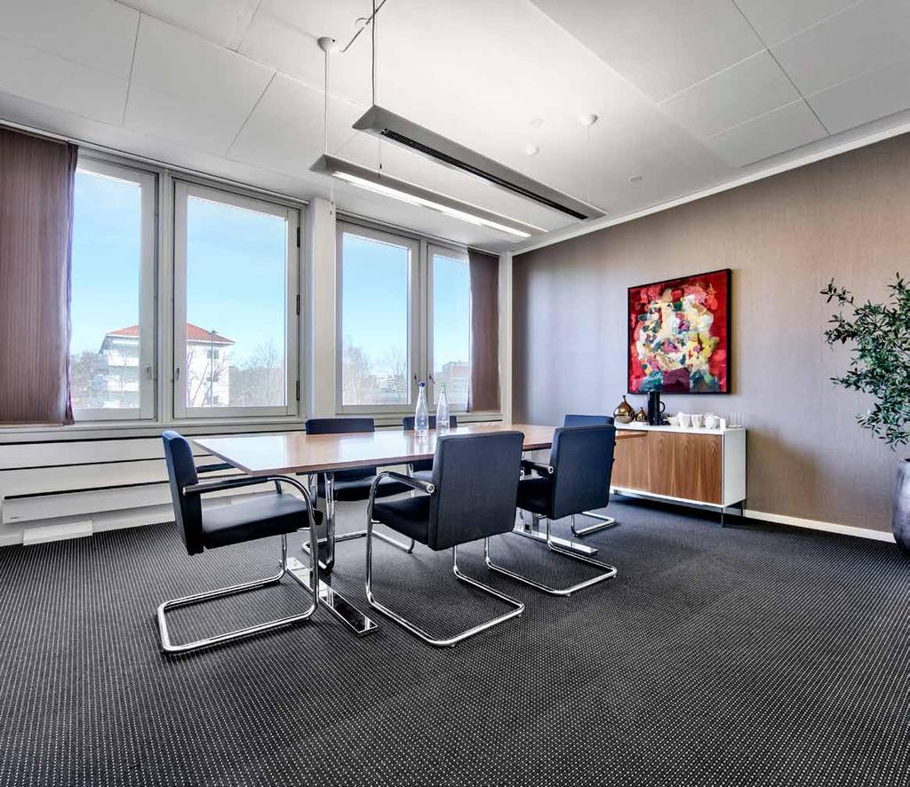 Attraktive og moderne kontorlokaler i flott bygg på Majorstuen Informasjon Nye tekniske anlegg, heiser og vinduer.