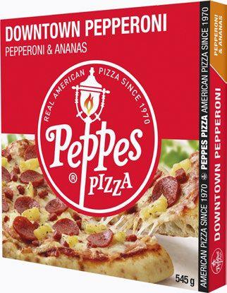 PEPPES PIZZA Triple meat og Downtown pepperoni.