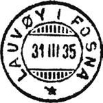 01.1953 med samtidig opprettelse av brevhus Brevhuset KJERKHOLMEN ble nedlagt 31.12.1958. Stempel nr. 1 Type: IV Utsendt?