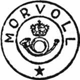 Navneendring til MORVOLL I ÅFJORD fra 01.01.1967. Underpostkontor fra 01.11.1973.