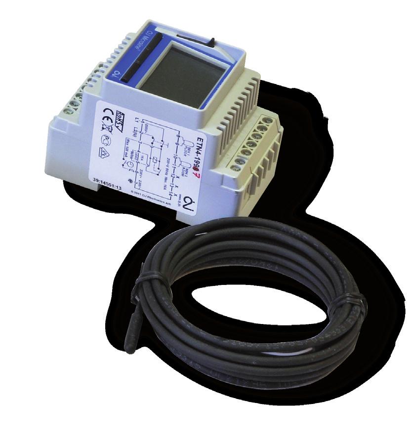 micromatic Etn4-997 termostat Grå, ohmsk varmekabel Skjerm / jordleder - 0,05 ohm/m - 0,0072 ohm/m - 0,05 ohm/m MicroMatic ETN4-997 termostat Permaflex standard har ohmsk varmekabel som kan tilkobles