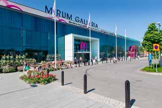 SVERIGE Mirum Galleria Mitt i City Mirum Galleria ligger like utenfor bykjernen til Norrköping, 17 mil sydøst for Stockholm. Norrköping er en industriby i vekst, og er i dag Sveriges 10.