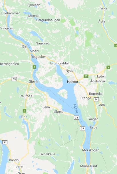 Hva skjer rundt Mjøsa? 117 km lang, opp til 5 km bred og 449 m dyp Samler 10 kommuner derav 6 er inkludert Binder sammen to fylkeskommuner i Innlandet 158.796 innbyggere derav ca. 100.