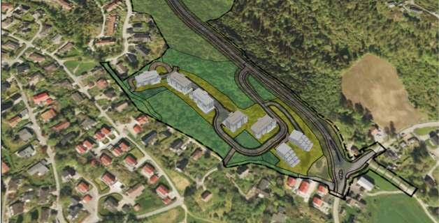 Den nye tverrveien legger til rette for utvikling av boligområdene på Kolstad og Klommestein skog, begge som naturlige utvidelser av eksisterende byggeområder.