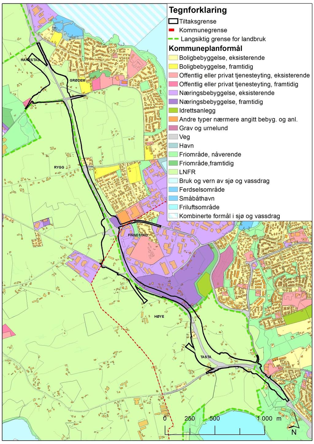 Lokal og regional utvikling 22 Figur 13: Kommuneplankart for