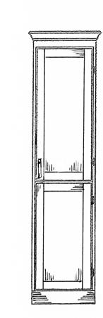 SKYVEDØRSGARDEROBE Ved bestilling av skyvedørsgarderobe oppgir du total høyde og bredde (nisjemål). Vi tilpasser hvor mange dører du trenger til din nisje. Maks bredde pr. dør er 70-75 cm.