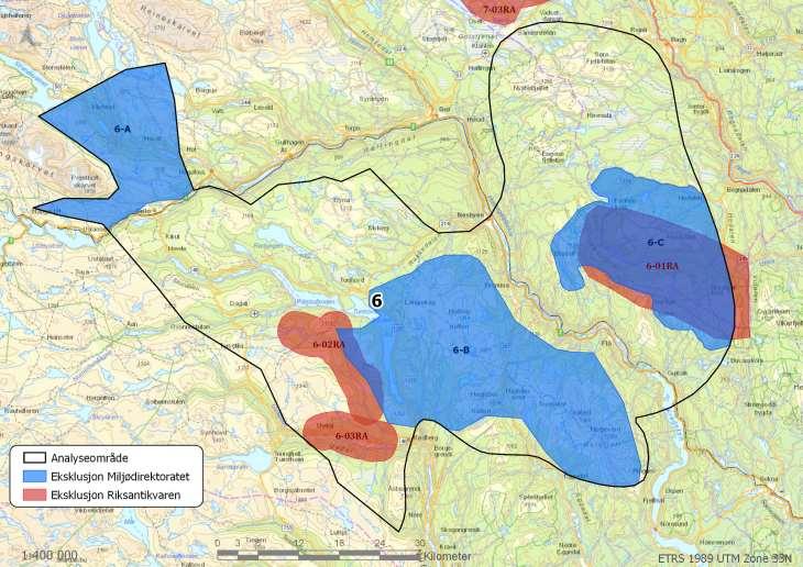 Område 6: Hallingdal Areal: 3909 km 2 Kommuner: Nore og Uvdal,