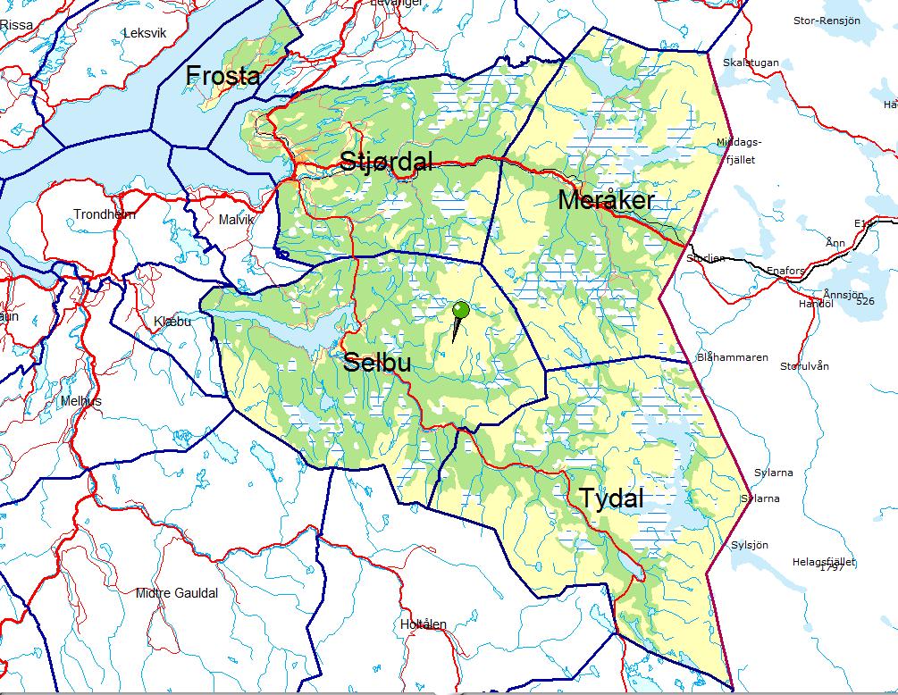 Værnesregionen 33 722 innbyggere Frosta kommune (2 630) Stjørdal kommune (23 625)