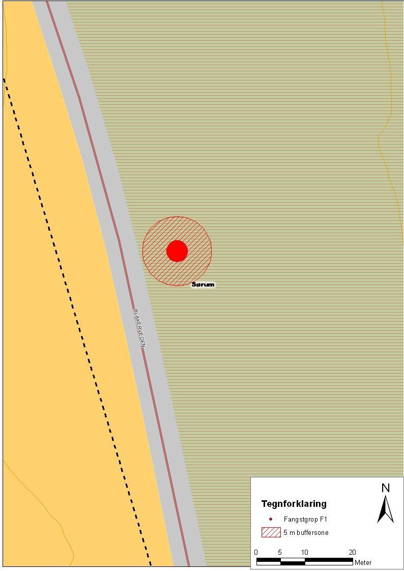 R147675 Fangstgrop 99/2 Armoen Fangstgropen er orientert sørvest for fangstgropene på lokalitet