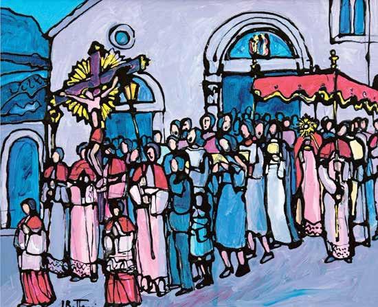 NAŠA TEMA Euharistijski kongresi Euharistijska procesija, kojom vjernička zajednica izlazi u prostor javnoga života, očituje društvenu dimenziju euharistije i poziva vjernike na kršćansku odgovornost