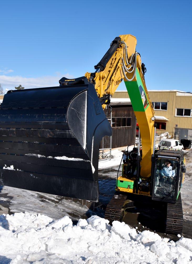 15 konstruksjoner Første elektriske gravemaskin til Veidekke Pon Equipment i Norge har utviklet en fullelektrisk 25 tonns beltegraver, Caterpillar 323F (Z line).