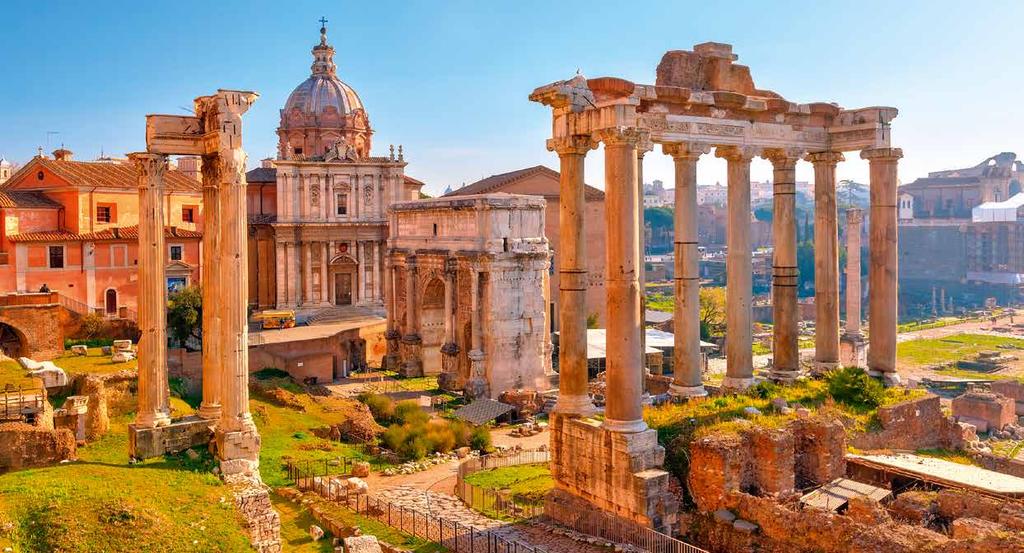 14 dager 26. september 9. oktober Kr. 19 350,- A L B I N U S S E N R E I S E R 2 0 1 8 Forum Romanum. Foto: Shutterstock Italia Det skjeve tårnet i Pisa. Foto: Shutterstock Capri.