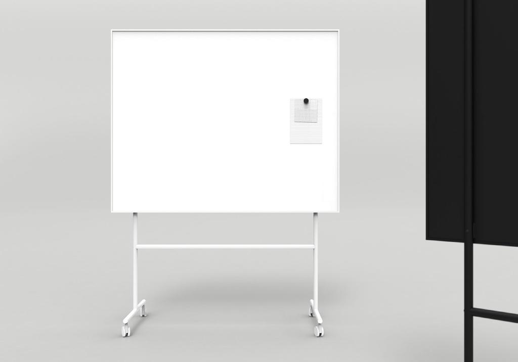 Osnes Prisliste 2018 Til index Mobile skrivetavler og flippovere Mobil Whiteboard One Mobil whiteboard med emaljert magnetbærende skriveflate.