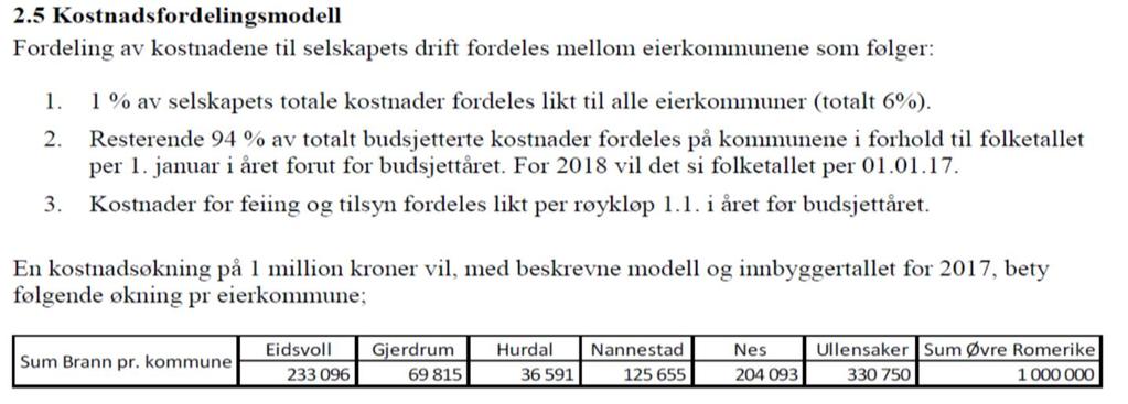 selskap g (ikke minst) kstnadsfrdelingen mellm kmmunene er helt avgjørende g grunnleggende frhld.