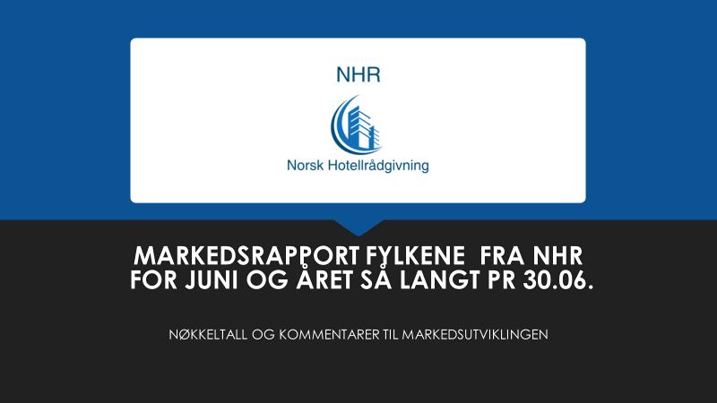 Her er en ny markedsrapport fra Norsk Hotellrådgivning klar. Denne seksjonen omhandler tallene for alle fylkene og tallene presenteres ved at jeg bruker tabeller og noen grafer.