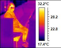 Varmepåvirkning fra radiator på person som sitter i kirkebenk i bakre hovedskip Varmepåvirkning fra radiator på person som sitter i kirkebenk i nordre sideskip Varmepåvirkning og bidrag til legg og