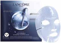 Lancôme Advanced Génifique Hydrogel Melting Mask er svært varmefølsom, og smelter i kontakt med huden. Da avgis også de aktive ingrediensene.