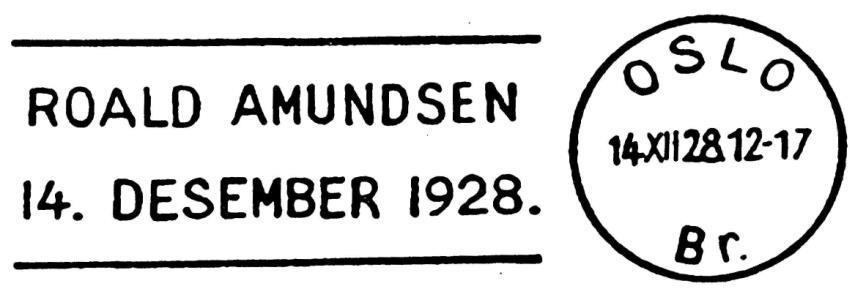 14 desember 1928 ble hans offisielle dødsdag