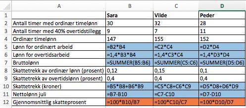 del 2) Studentene kan