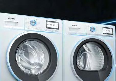 Vask og tørk Det perfekte paret. Skape det perfekte miljøet i hjemmet. Modellene i iq-serien fra Siemens utfyller hverandre perfekt, både funksjonelt og visuelt. Vaskemaskin som holder kontakten.