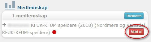 Utmeldinger Denne siden viser oversikt over utmeldte medlemmer et gitt år eller i en gitt periode. Være obs på at utmel-dingsdato vanligvis settes til 31.12 det året utmeldingen skjedde.