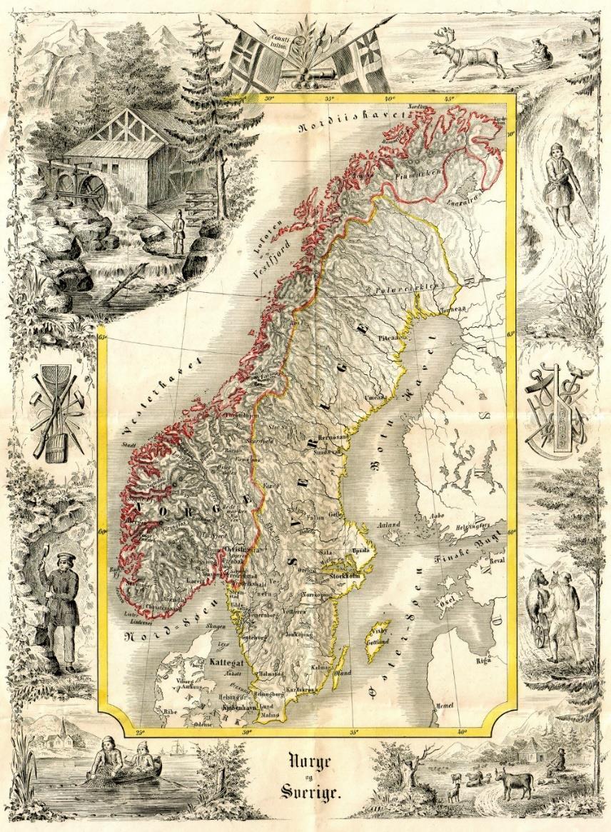 Nasjonalromantikken Etter 400 år under danskene ble Norge et fritt land i noen