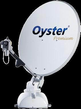 Satellittanlegget styres ved hjelp av den tilkoblede betjeningsdelen. Oyster HDTV (inkl.