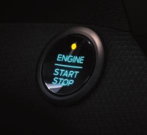 drivstoffnivået og dekktrykket, hjelpe deg til å plassere en ecall til nødtjenester ved et uhell, og mer. (Ekstrautstyr) 3 4 2. Ford Power starterknapp Start motoren ved å trykke på en knapp.