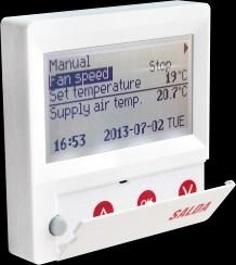 Varetekst PRGPU051 Stouch Enkel, justering av temperatur og luftmengde PRGPU015 FLEX Ur, alarmer og flere