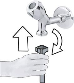 Tilkoble vannforsyningen C NB! Vannforsyningstrykket som er nødvendig for å bruke maskinen er 1 til 10 bar (0,1 1 MPa).