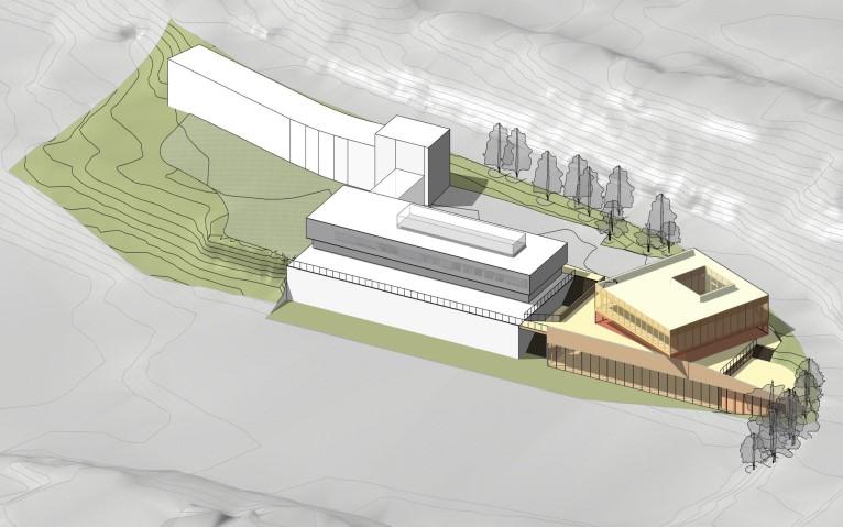 Eikeli vgs Eksisterende skolebygg ca. 7.000 m 2 Det skal bygges til ca. 4.500 m 2 Høye energi- og miljøambisjoner: Én av Norges første plusshus-skoler Solcelleanlegg på ca. 1.