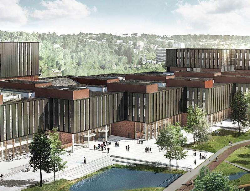 Universitetet i Oslo: nytt Livsvitenskapsbygg Byggets areal: 66 700 m 2 Energi- og