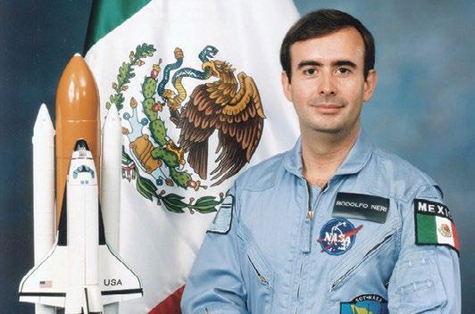 PROSJEKTET Tortilla i verdensrommet Dr. Rodolfo Neri Velas utrolige karriere som ingeniør og forsker nådde nye høyder da han i 1985 ble den første meksikaneren i verdensrommet.