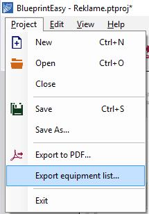 Til Excel: Prosjekt fil typen: PTPROJ fil (se bilde 19) inneholder alt. Hoved tegning, produktlister, symboler, tekst, strektegninger og revisjoner.